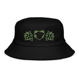 Compra black Unstructured Terry Cloth Bucket Hat