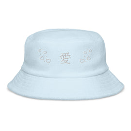 Acheter light-blue Unstructured Terry Cloth Bucket Hat