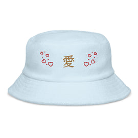 Compra light-blue Unstructured Terry Cloth Bucket Hat