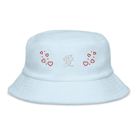 Comprar light-blue Unstructured Terry Cloth Bucket Hat