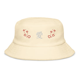 Compra light-yellow Unstructured Terry Cloth Bucket Hat