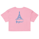 Ladies' Extra Soft Crop Top ~Paris / Bonjour~ - Premium Crop Tops from ascolour - Just $30.90! Shop now at Arekkusu-Store
