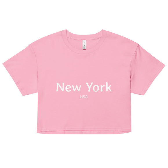 Ladies' Extra Soft Crop Top ~New York / What's Up~ - Premium Crop Tops from ascolour - Just $30.90! Shop now at Arekkusu-Store