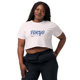 Ladies' Extra Soft Crop Top ~Tokyo / Konnichiwa~ - Premium Crop Tops from ascolour - Just $30.90! Shop now at Arekkusu-Store
