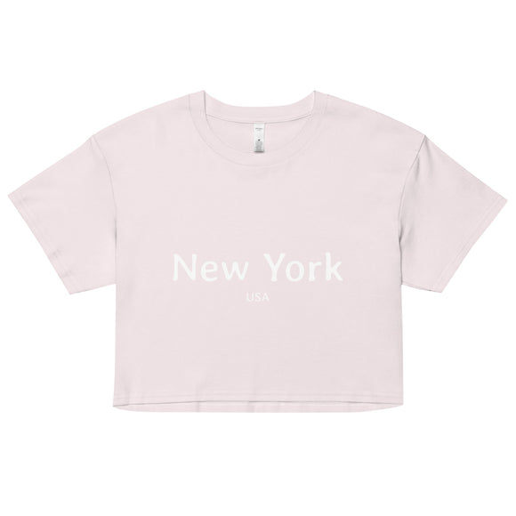 Ladies' Extra Soft Crop Top ~New York / What's Up~ - Premium Crop Tops from ascolour - Just $30.90! Shop now at Arekkusu-Store
