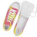 Ladies' High Top Canvas Shoes-7