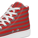 Ladies' High Top Canvas Shoes-8