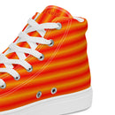 Ladies' High Top Canvas Shoes-4