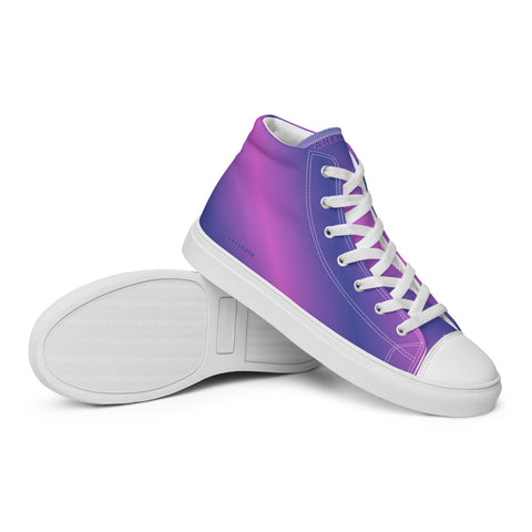 Ladies' High Top Canvas Shoes ~Gradient 45XL~