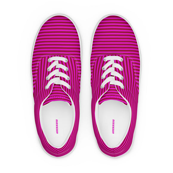 Ladies' Lace-Up Canvas Shoes - Premium Canvas Shoes from Arekkusu-Store - Just $38! Shop now at Arekkusu-Store