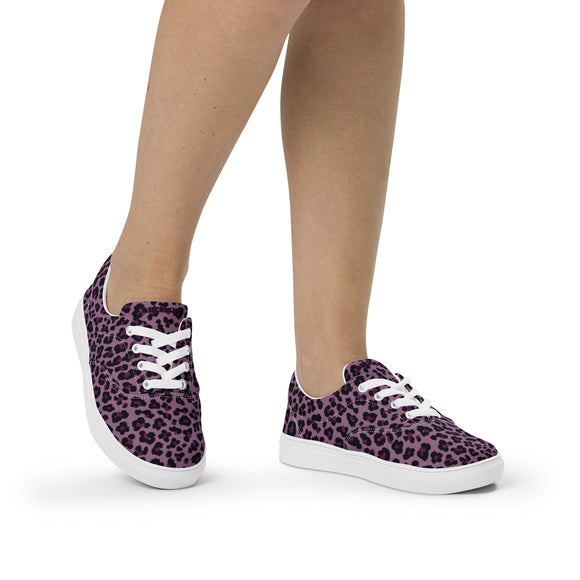 Ladies' Lace-Up Canvas Shoes - Premium Canvas Shoes from Arekkusu-Store - Just $38! Shop now at Arekkusu-Store