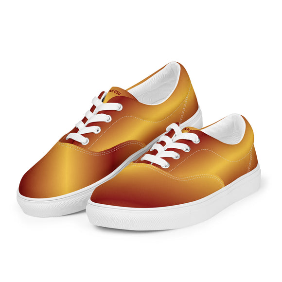 Ladies' Lace-Up Canvas Shoes - Premium Canvas Shoes from Arekkusu-Store - Just $38! Shop now at Arekkusu-Store