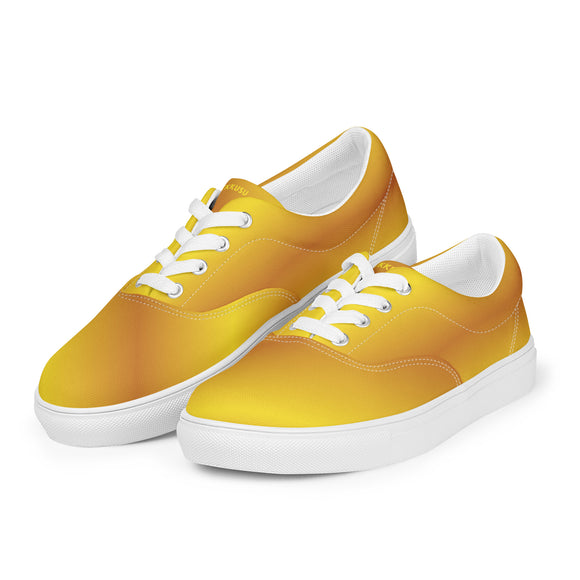 Ladies' Lace-Up Canvas Shoes - Premium Canvas Shoes from Arekkusu-Store - Just $38! Shop now at Arekkusu-Store