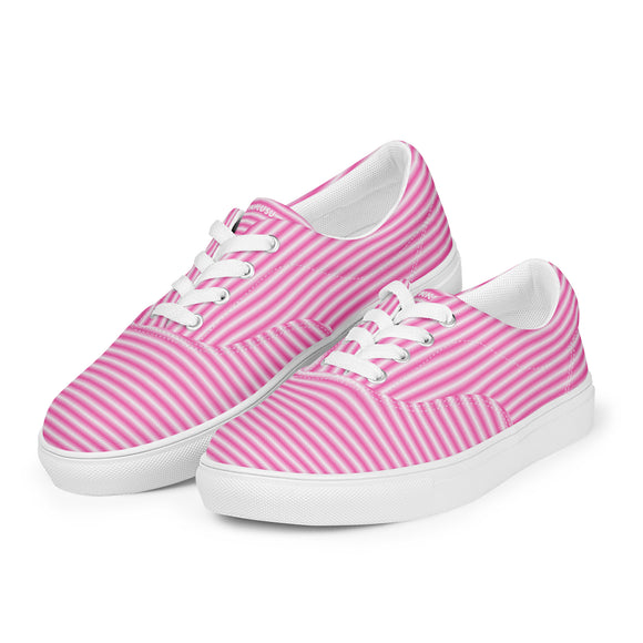 Ladies' Lace-Up Canvas Shoes - Premium Canvas Shoes from Arekkusu-Store - Just $38! Shop now at Arekkusu-Store