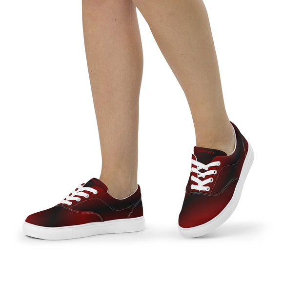 Ladies' Lace-Up Canvas Shoes - Premium Canvas Shoes from Arekkusu-Store - Just $38! Shop now at Arekkusu-Store