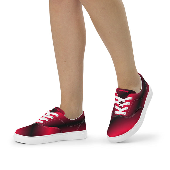 Ladies' Lace-Up Canvas Shoes - Premium Canvas Shoes from Arekkusu-Store - Just $38! Shop now at Arekkusu-Store