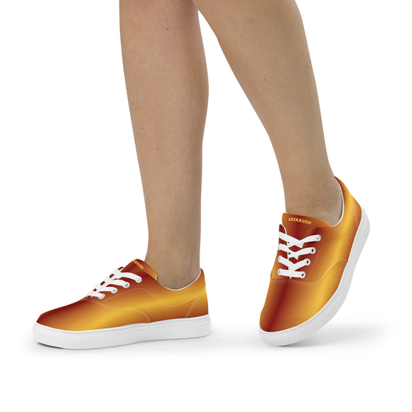 Ladies' Lace-Up Canvas Shoes - Premium Canvas Shoes from Arekkusu-Store - Just $38! Shop now at Arekkusu-Store