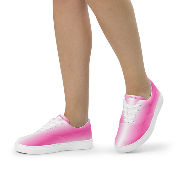 Ladies' Lace-Up Canvas Shoes - Premium Canvas Shoes from Arekkusu-Store - Just $38! Shop now at Arekkusu-Store