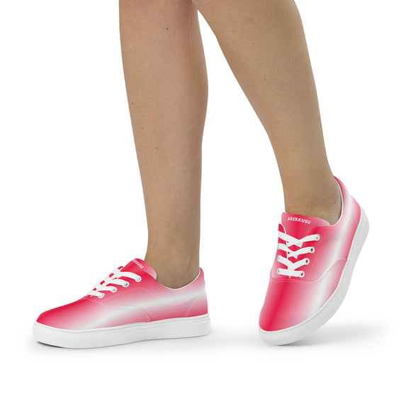 Ladies' Lace-Up Canvas Shoes - Premium Canvas Shoes from Arekkusu-Store - Just $38! Shop now at Arekkusu-Store