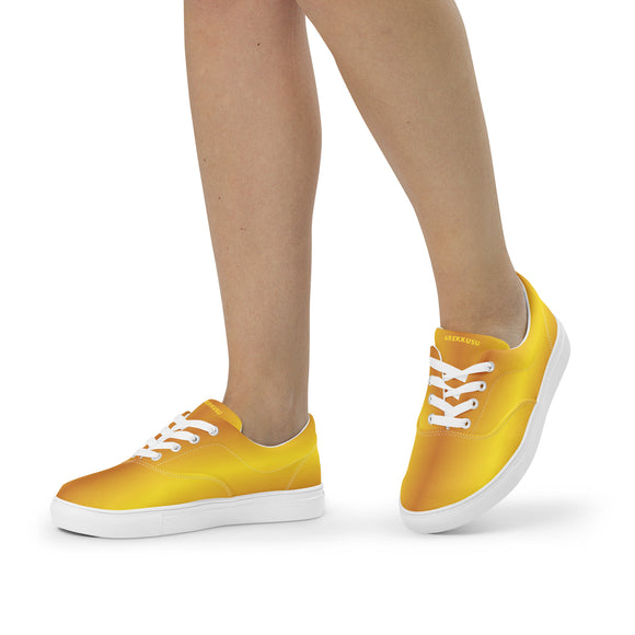 Ladies' Lace-Up Canvas Shoes - Premium Canvas Shoes from Arekkusu-Store - Just $38! Shop now at Arekkusu-Store