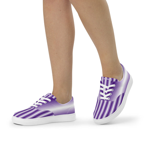 Ladies' Lace-Up Canvas Shoes - Premium Canvas Shoes from Arekkusu-Store - Just $38! Shop now at Arekkusu-Store