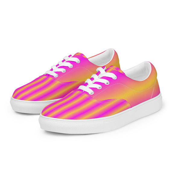 Ladies' Lace-Up Canvas Shoes - Premium Canvas Shoes from Arekkusu-Store - Just $38! Shop now at Arekkusu-Store