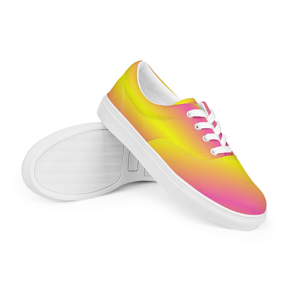 Ladies' Lace-Up Canvas Shoes - Premium Canvas Shoes from Arekkusu-Store - Just $38! Shop now at Arekkusu-Store