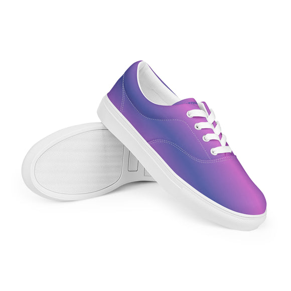 Ladies' Lace-Up Canvas Shoes - Premium Canvas Shoes from Arekkusu-Store - Just $38! Shop now at Arekkusu-Store