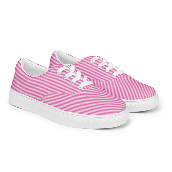 Ladies' Lace-Up Canvas Shoes - Premium Canvas Shoes from Arekkusu-Store - Just $38! Shop now at Arekkusu-Store