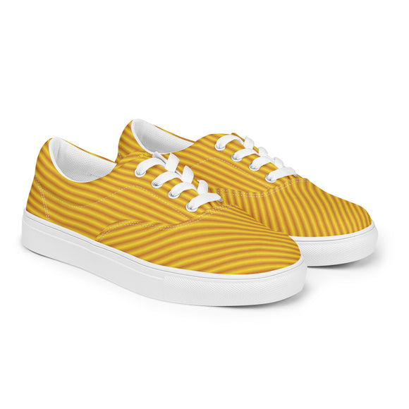 Ladies' Lace-Up Canvas Shoes - Premium Canvas Shoes from Arekkusu-Store - Just $38! Shop now at Arekkusu-Store