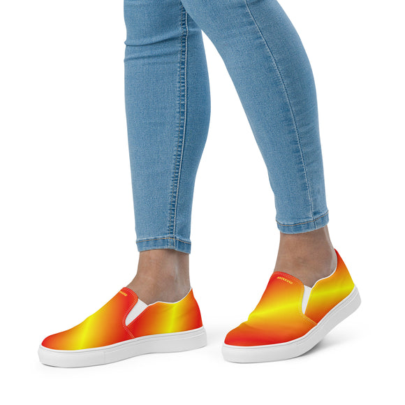 Ladies' Slip-On Canvas Shoes - Premium Canvas Shoes from Arekkusu-Store - Just $37! Shop now at Arekkusu-Store