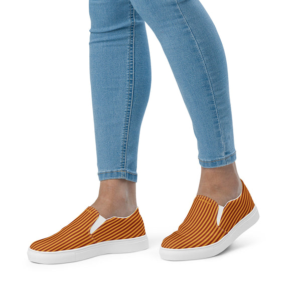 -B Ladies' Slip-On Canvas Shoes - Premium Canvas Shoes from Arekkusu-Store - Just $37! Shop now at Arekkusu-Store