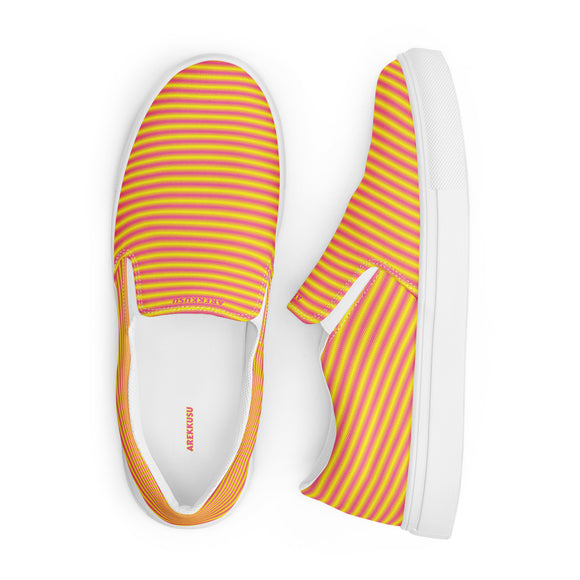 Ladies' Slip-On Canvas Shoes - Premium Canvas Shoes from Arekkusu-Store - Just $37! Shop now at Arekkusu-Store