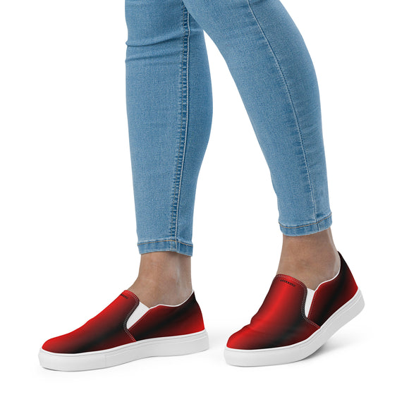 Ladies' Slip-On Canvas Shoes - Premium Canvas Shoes from Arekkusu-Store - Just $37! Shop now at Arekkusu-Store