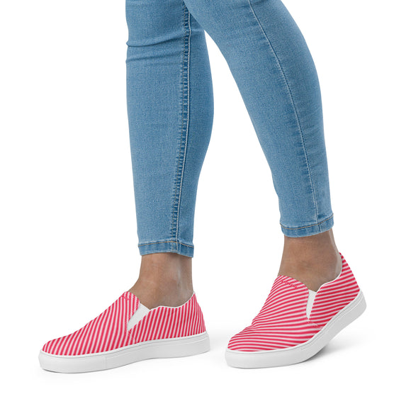 Ladies' Slip-On Canvas Shoes - Premium Canvas Shoes from Arekkusu-Store - Just $37! Shop now at Arekkusu-Store