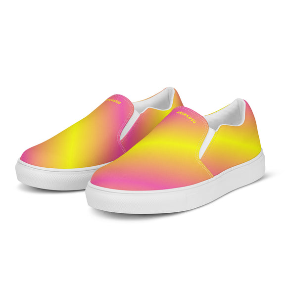 Ladies' Slip-On Canvas Shoes - Premium Canvas Shoes from Arekkusu-Store - Just $37! Shop now at Arekkusu-Store