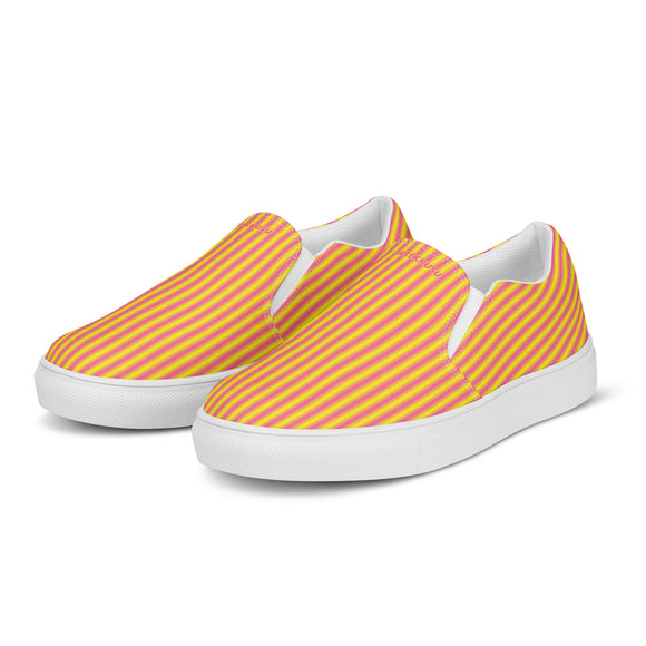 Ladies' Slip-On Canvas Shoes - Premium Canvas Shoes from Arekkusu-Store - Just $37! Shop now at Arekkusu-Store