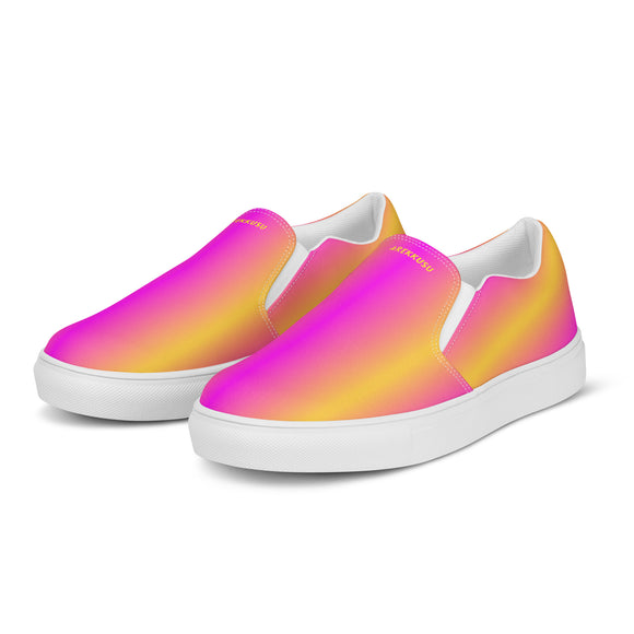 Ladies' Slip-On Canvas Shoes - Premium Canvas Shoes from Arekkusu-Store - Just $37! Shop now at Arekkusu-Store