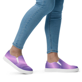 Ladies' Slip-On Canvas Shoes - Premium Canvas Shoes from Arekkusu-Store - Just $37! Shop now at Arekkusu-Store