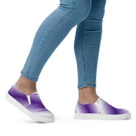 Ladies' Slip-On Canvas Shoes - Premium Canvas Shoes from Arekkusu-Store - Just $37! Shop now at Arekkusu-Store