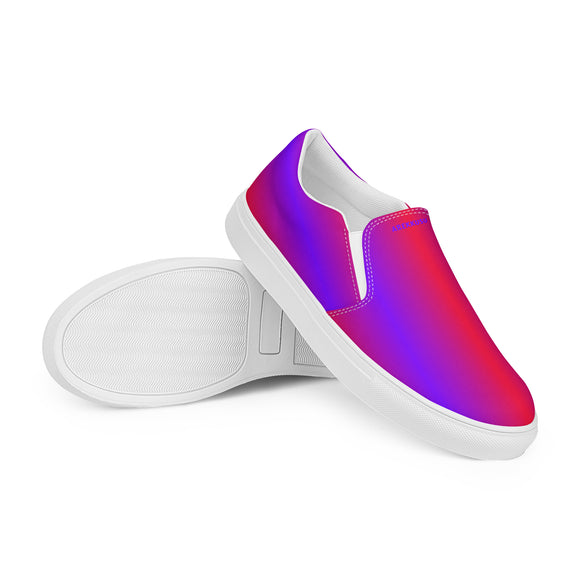 Ladies' Slip-On Canvas Shoes - Premium Canvas Shoes from Arekkusu-Store - Just $37! Shop now at Arekkusu-Store