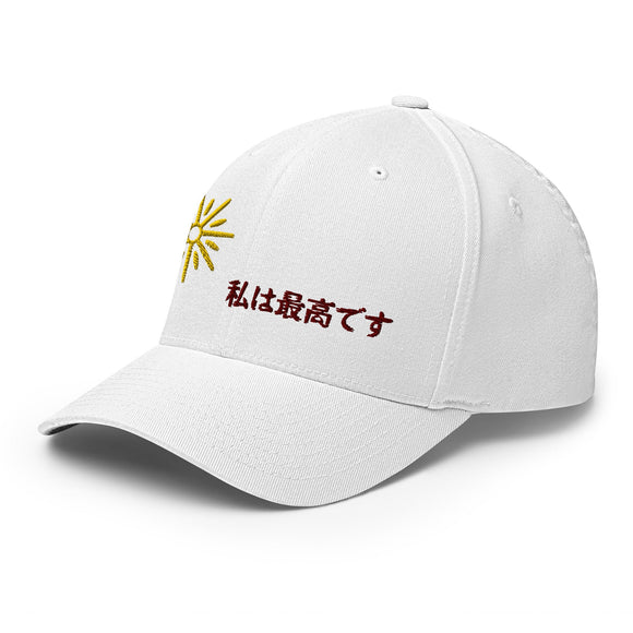 Unisex Closed-Back Structured Cap - Premium Baseball Caps from Flexfit - Just $27.45! Shop now at Arekkusu-Store