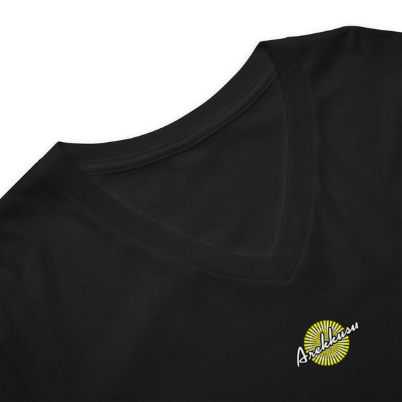 Unisex Long V - Neck T-Shirt - Arekkusu - Store