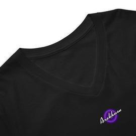 Unisex Long V - Neck T-Shirt - Arekkusu - Store