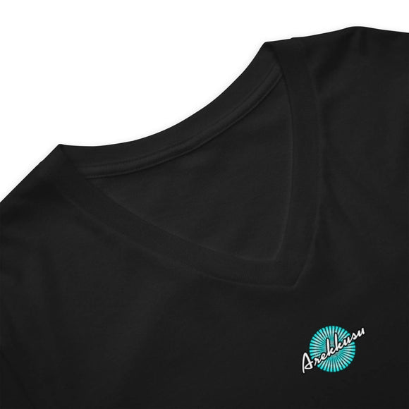 Unisex Long V - Neck T-Shirt - Arekkusu - Store