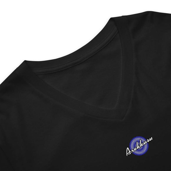 Unisex Long V - Neck T-Shirt - Arekkusu - Store