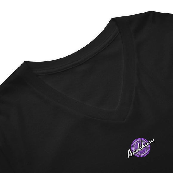 Unisex Long V - Neck T-Shirt - Arekkusu - Store