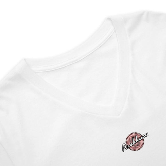 Unisex Long V - Neck T-Shirt - Arekkusu - Store