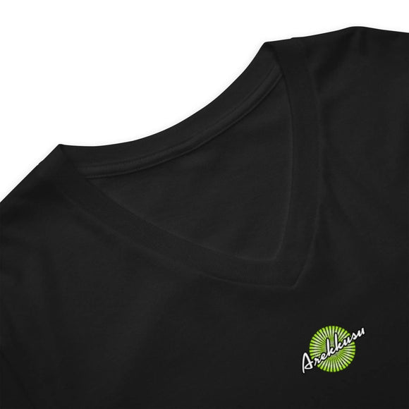 Unisex Long V - Neck T-Shirt - Arekkusu - Store