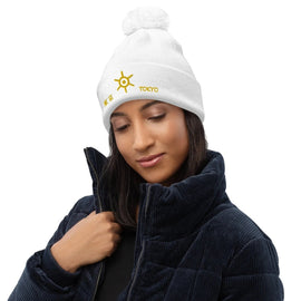 Unisex Pom - Pom Cuffed Beanie - Arekkusu - Store